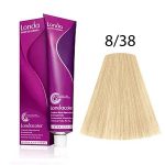 LONDACOLOR 8/38 светлый блонд золотисто-жемчужный 60 мл